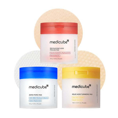 Medicube Zero Pore Pads and other skincare products for clean pores and smooth skin
