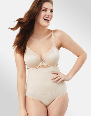 Maidenform Firm Control High Waist Brief Womens Underwear Comfortable Compression Shapewear Extra-Wide Shaping Band
